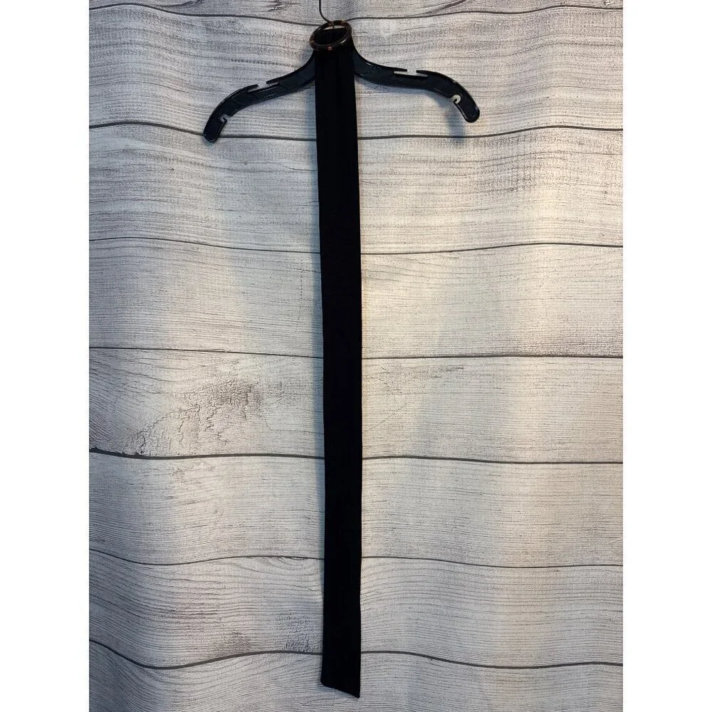 Classic Black Belt With Tortoise Shell Ring Accessory For Modern Professional We